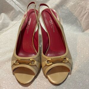 Adrienne Vittadini Open Toe Slingbacks